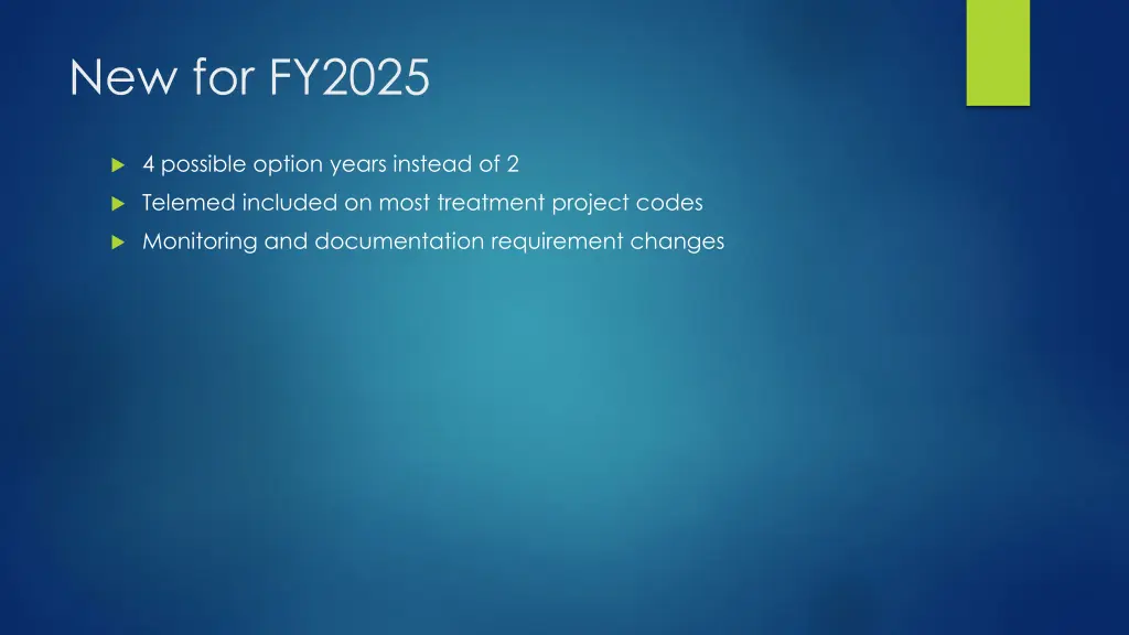 new for fy2025