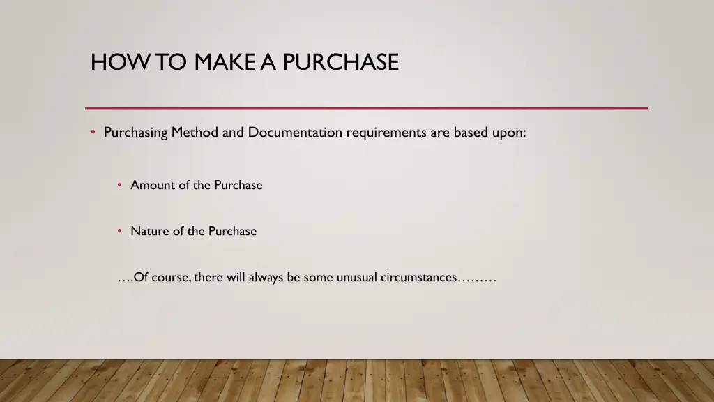 how to make a purchase