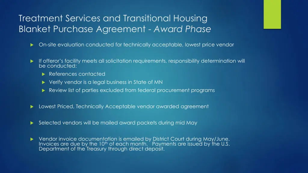 treatment services and transitional housing 2