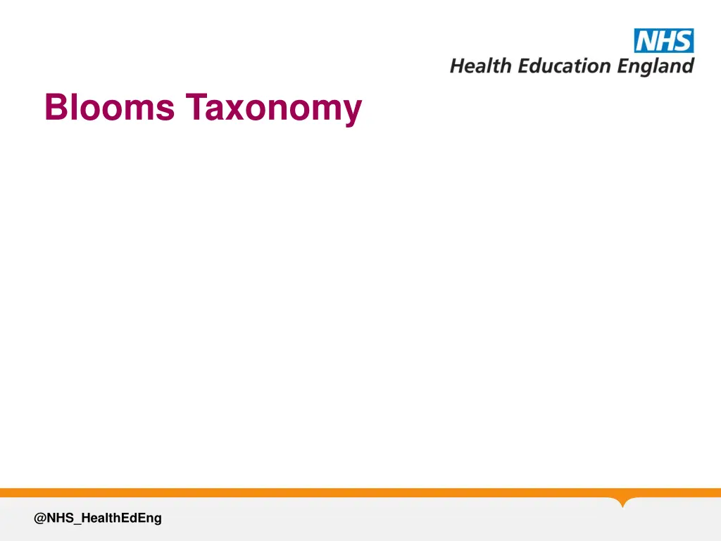 blooms taxonomy