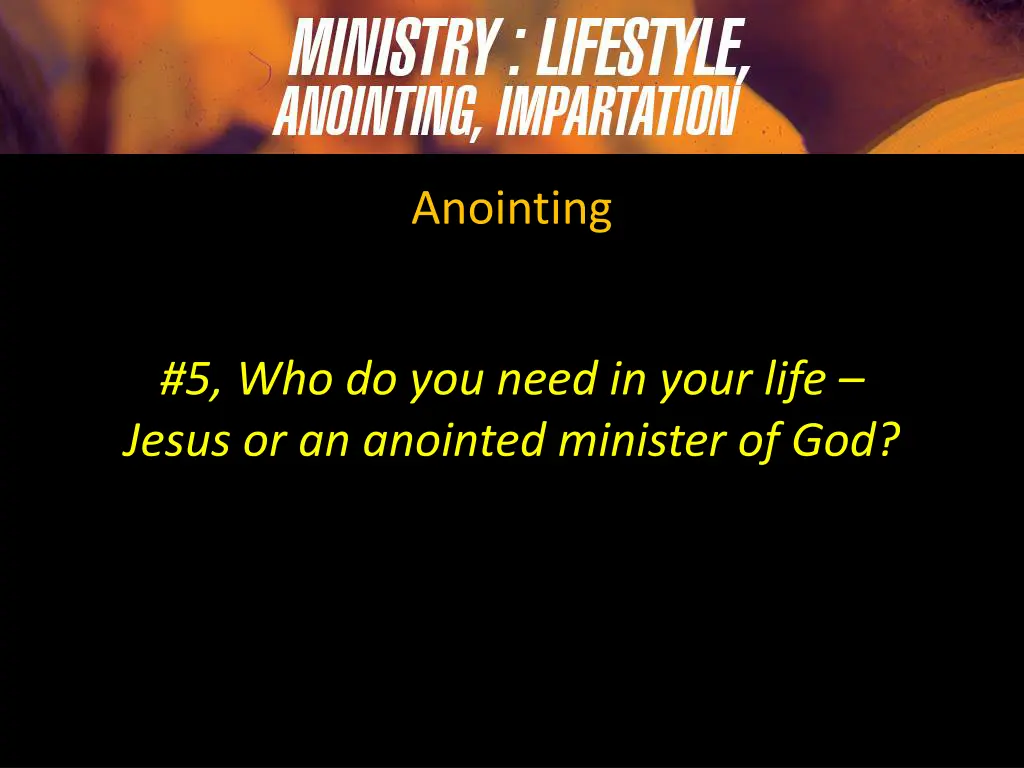 anointing 12