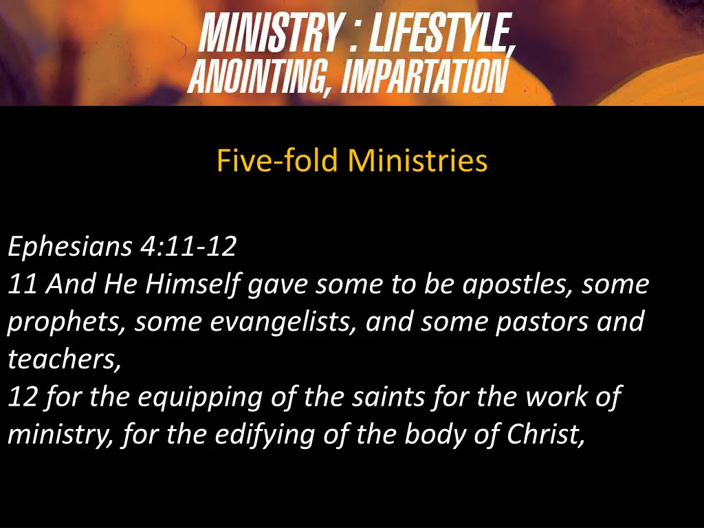 five fold ministries