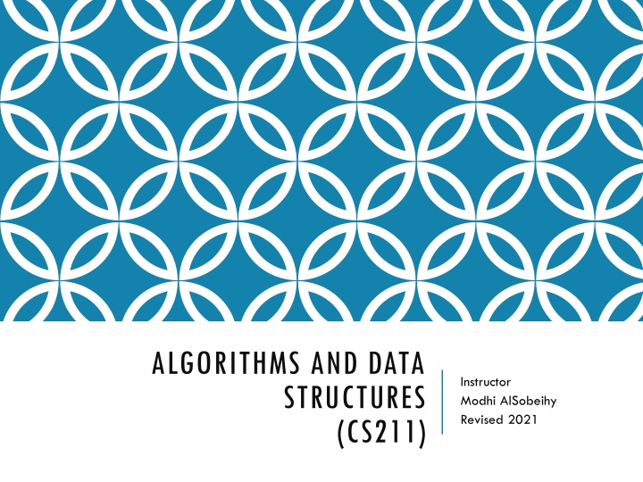 algorithms and data structures