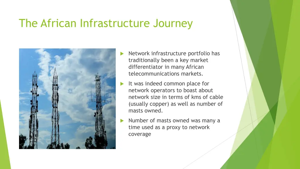 the african infrastructure journey