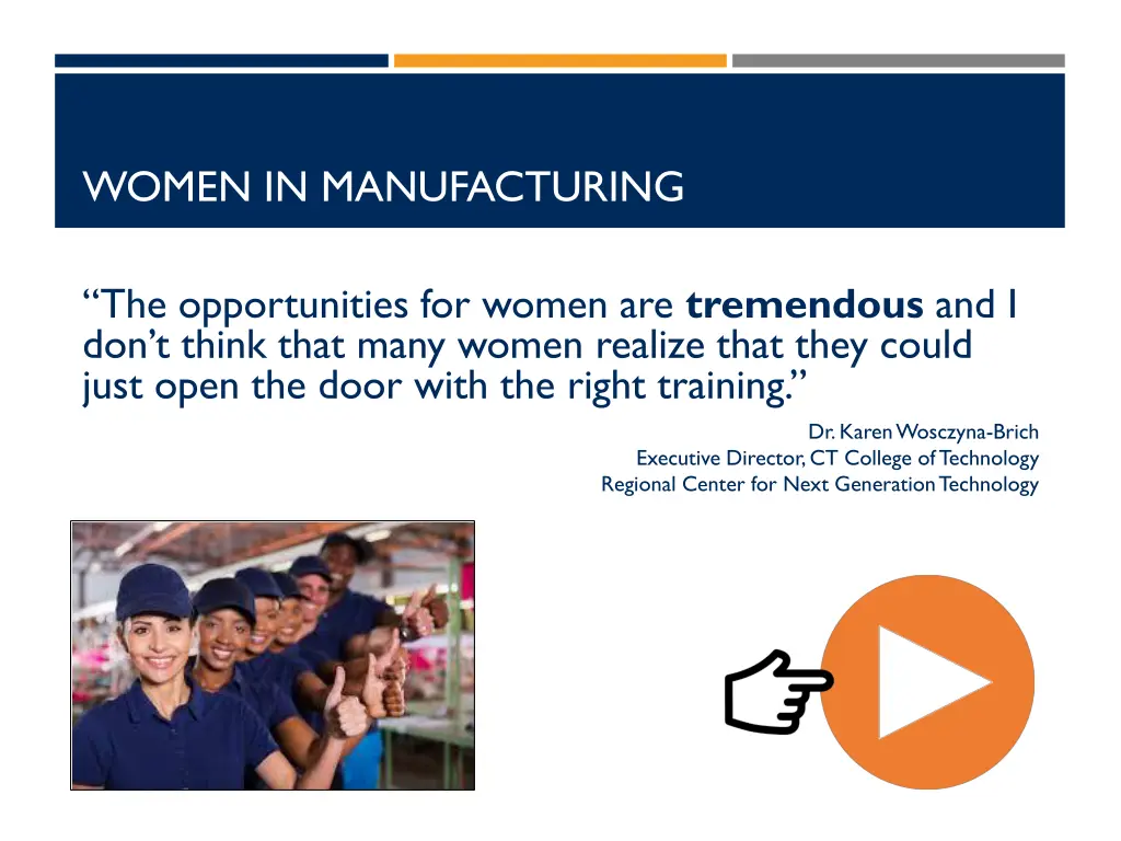 women in manufacturing