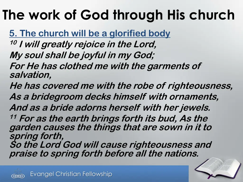 the work of god through his church 2