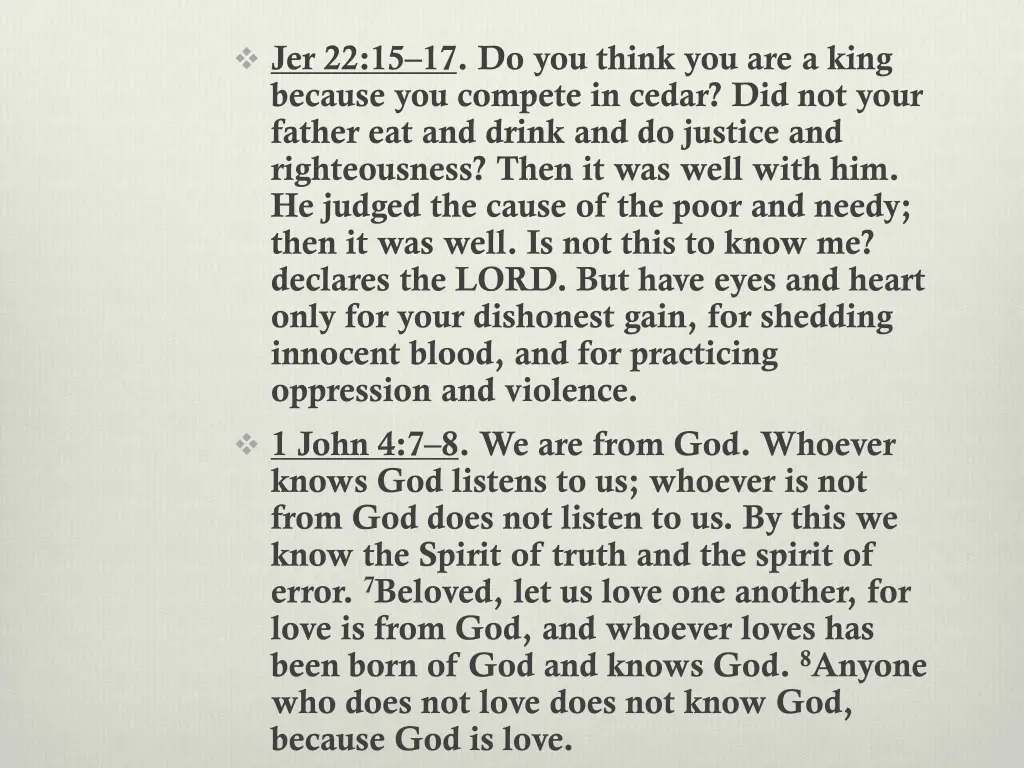 jer 22 15 17 do you think you are a king because