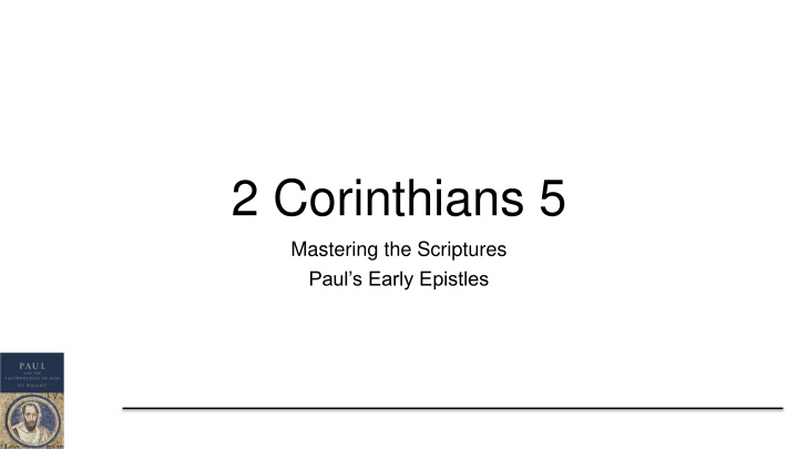 2 corinthians 5