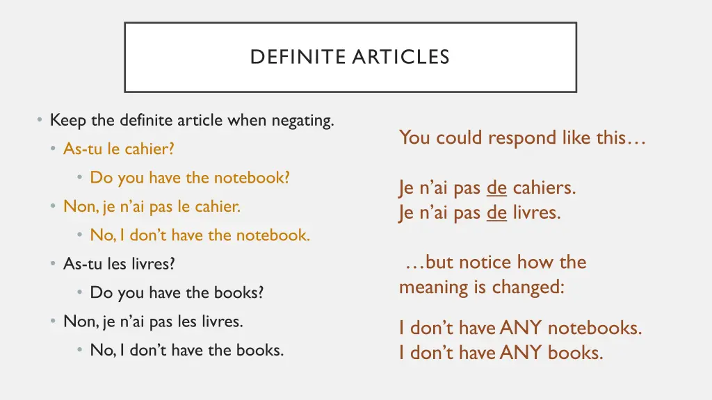 definite articles