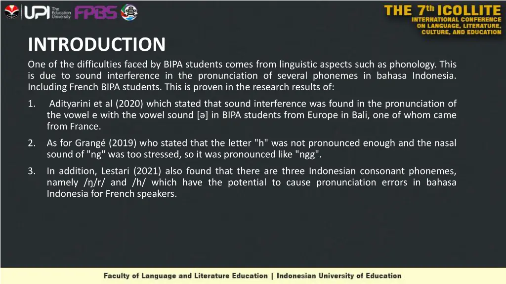 introduction one of the difficulties faced