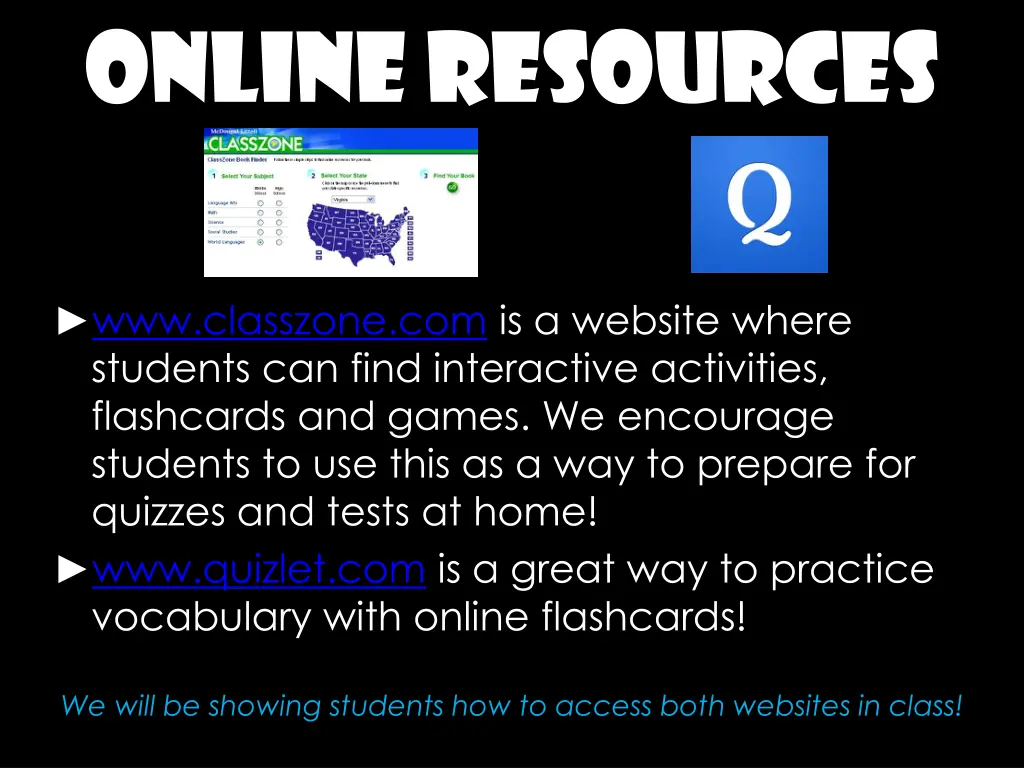 online resources