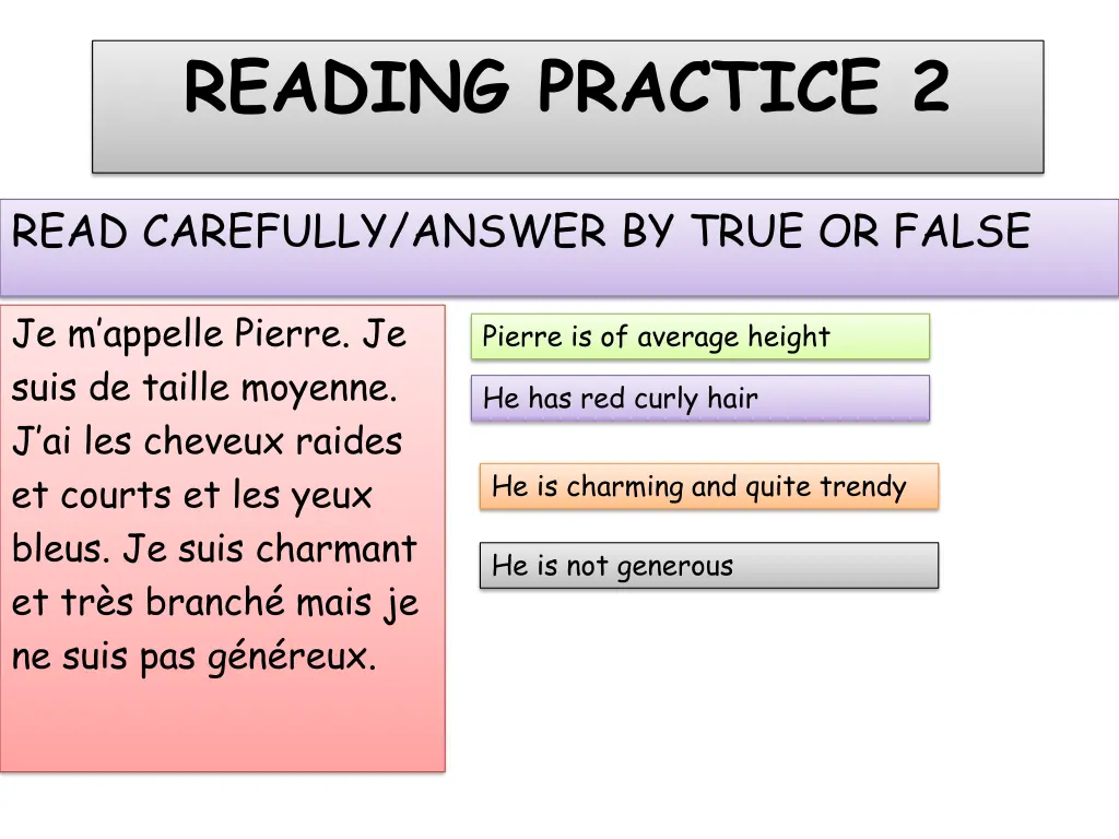 reading practice 2