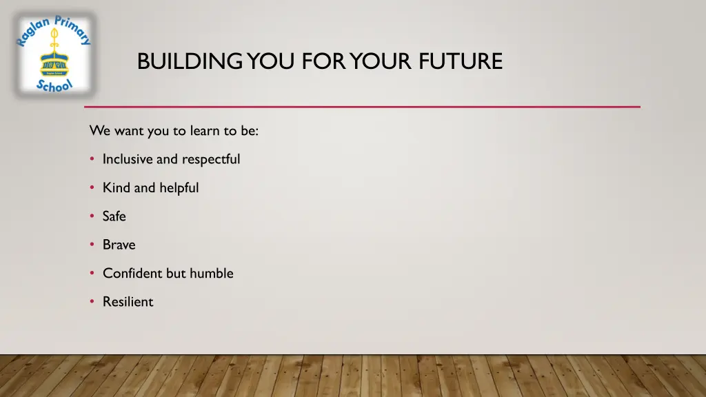 building you for your future