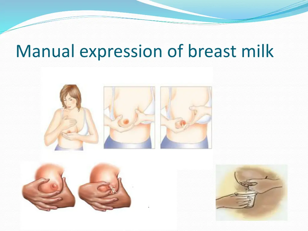 manual expression of breast milk