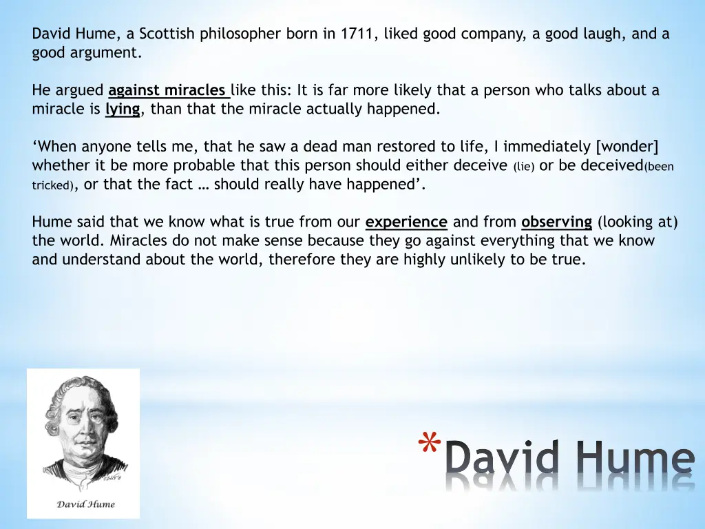 david hume a scottish philosopher born in 1711