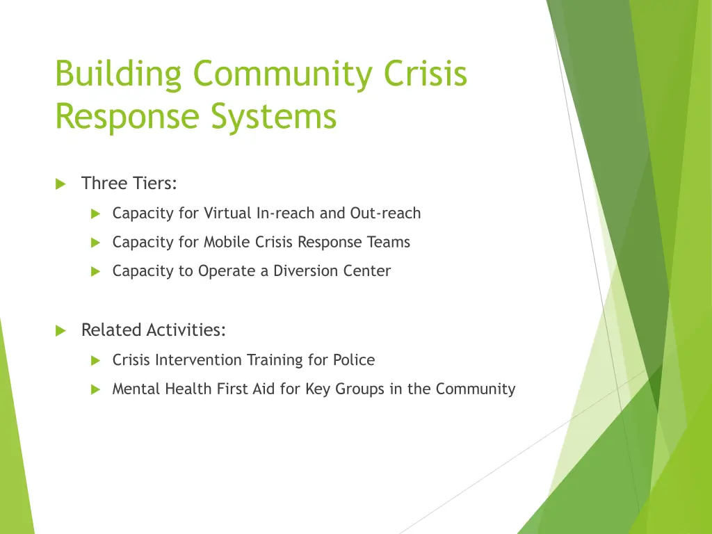 building community crisis response systems 1