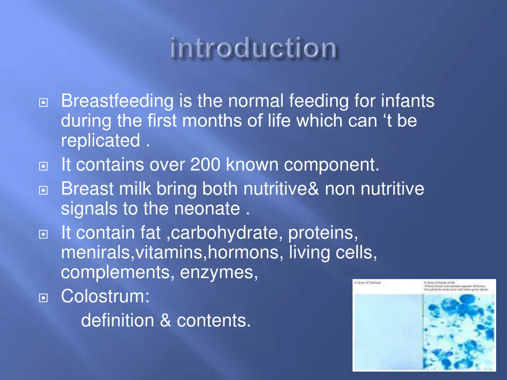 breastfeeding is the normal feeding for infants