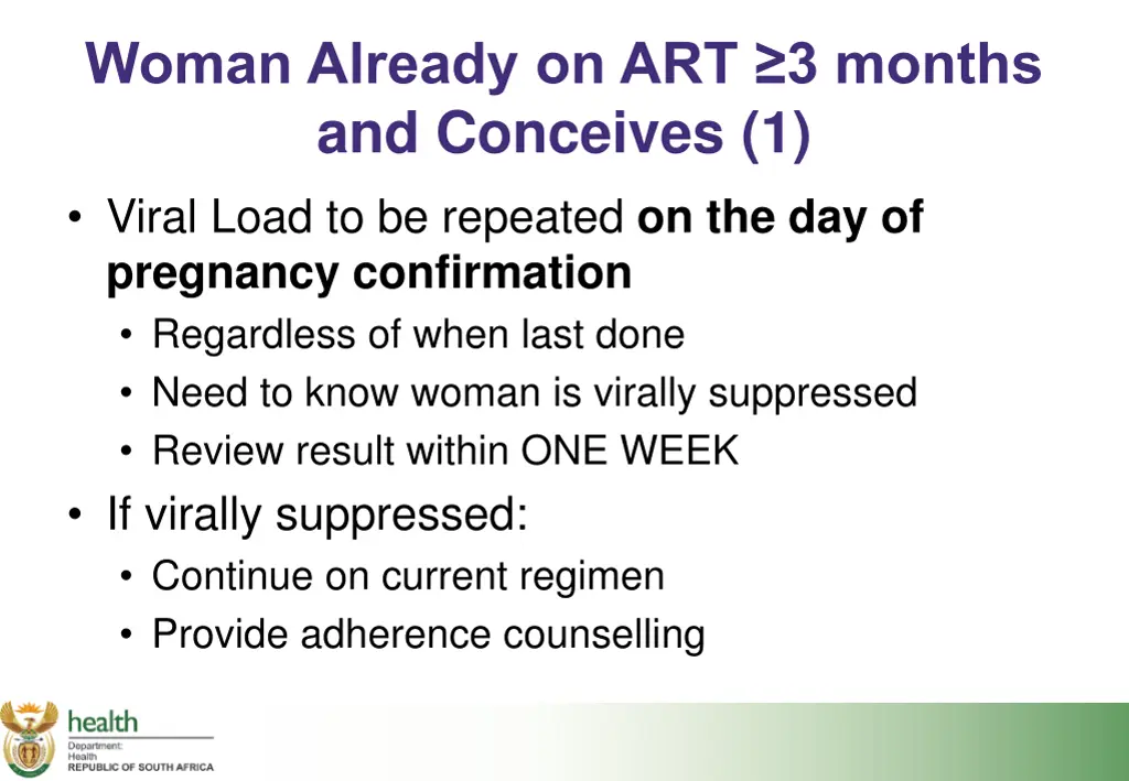 woman already on art 3 months and conceives