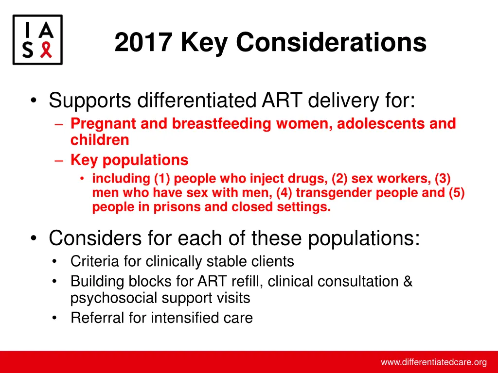 2017 key considerations