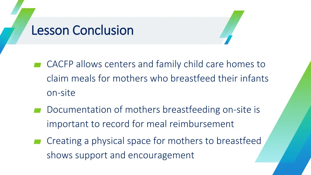 lesson conclusion lesson conclusion