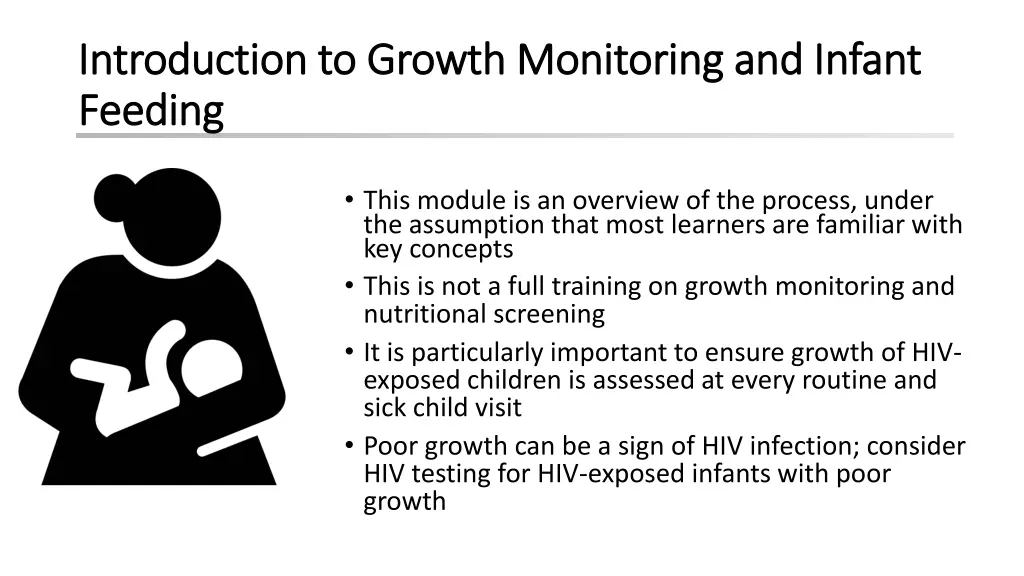 introduction to growth monitoring and infant 1