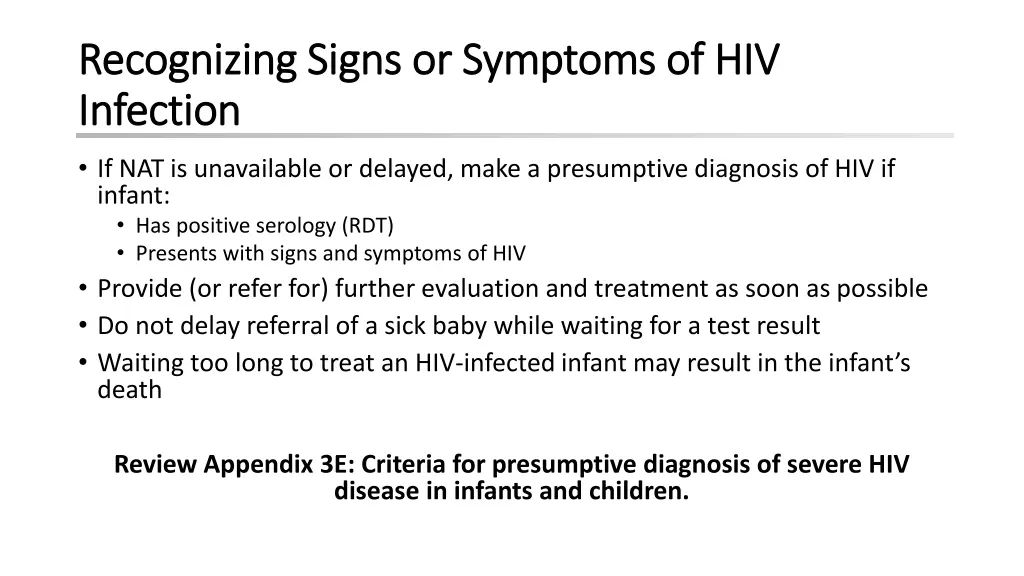 recognizing signs or symptoms of hiv recognizing 2