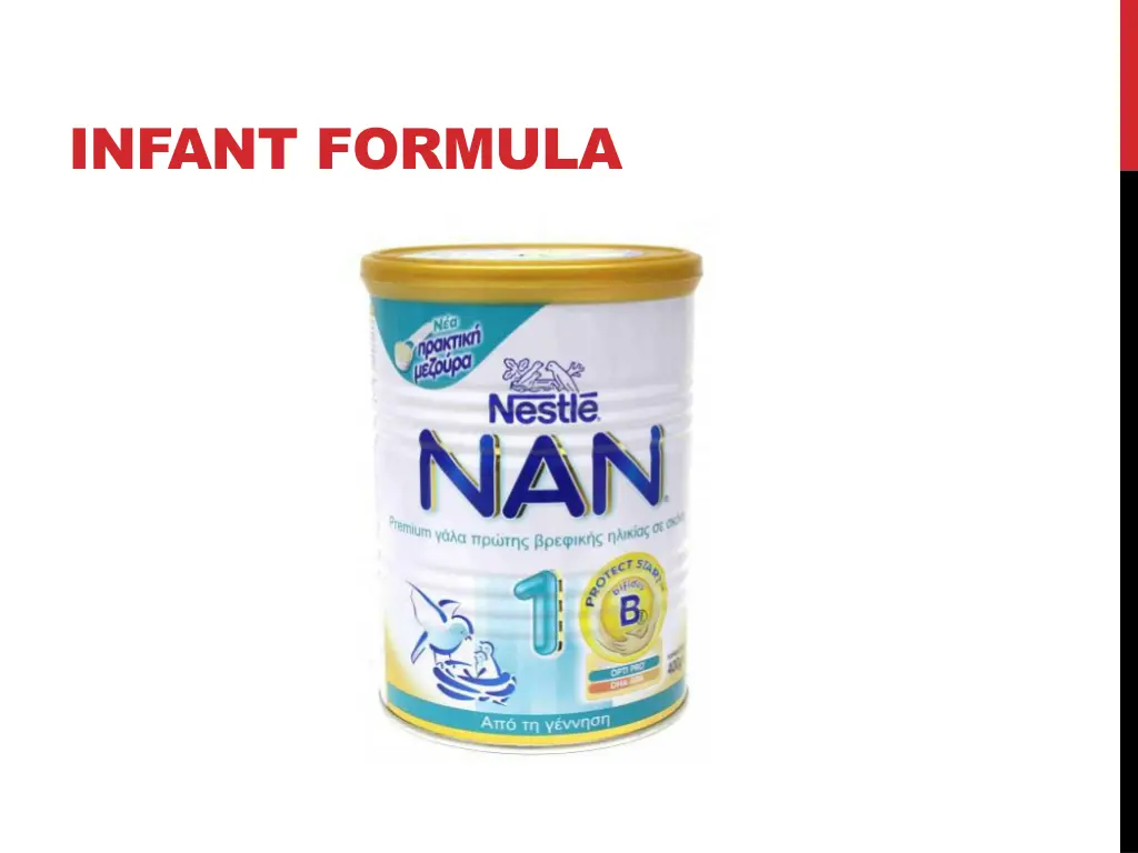 infant formula