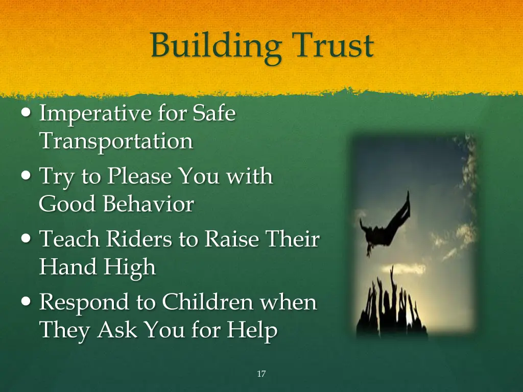 building trust