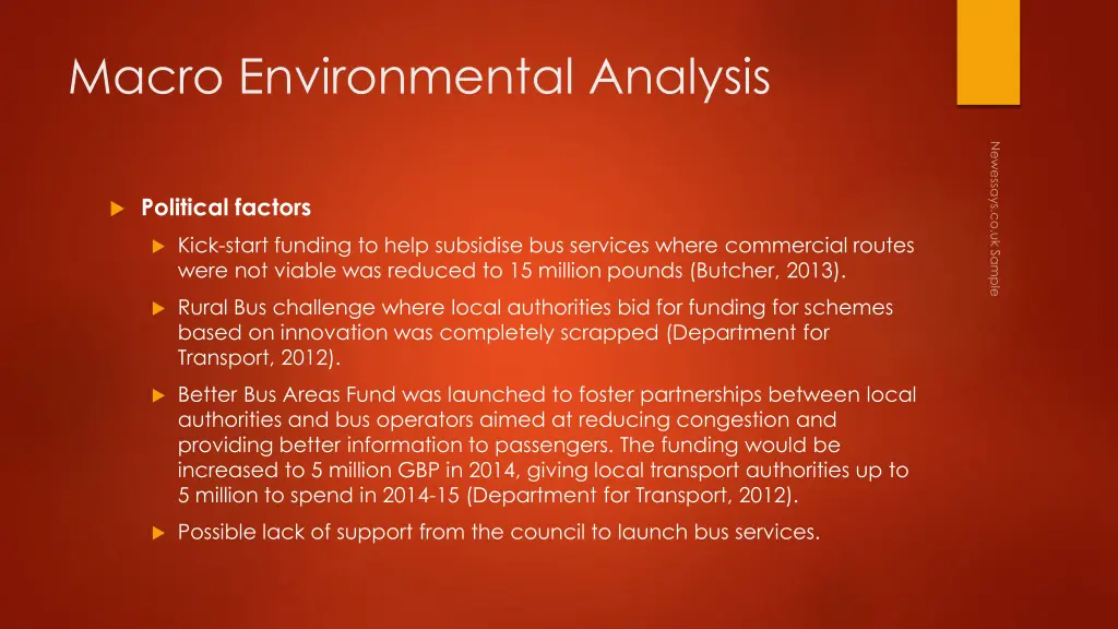 macro environmental analysis