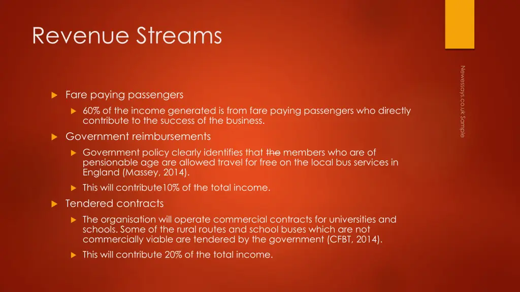 revenue streams