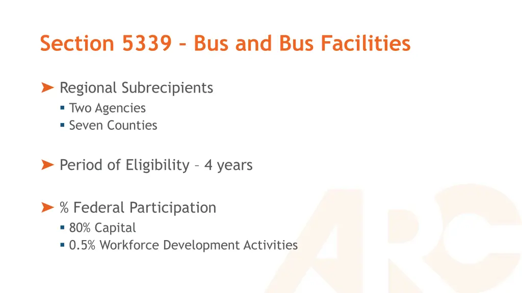 section 5339 bus and bus facilities 1