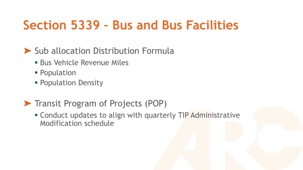 section 5339 bus and bus facilities 3