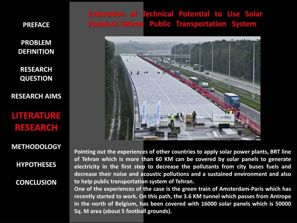 estimation of technical potential to use solar