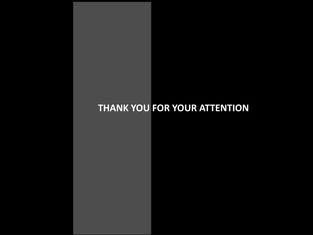 thank you for your attention