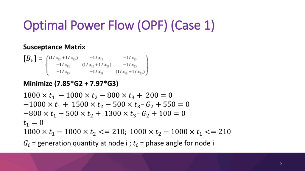 optimal power flow opf case 1 optimal power flow