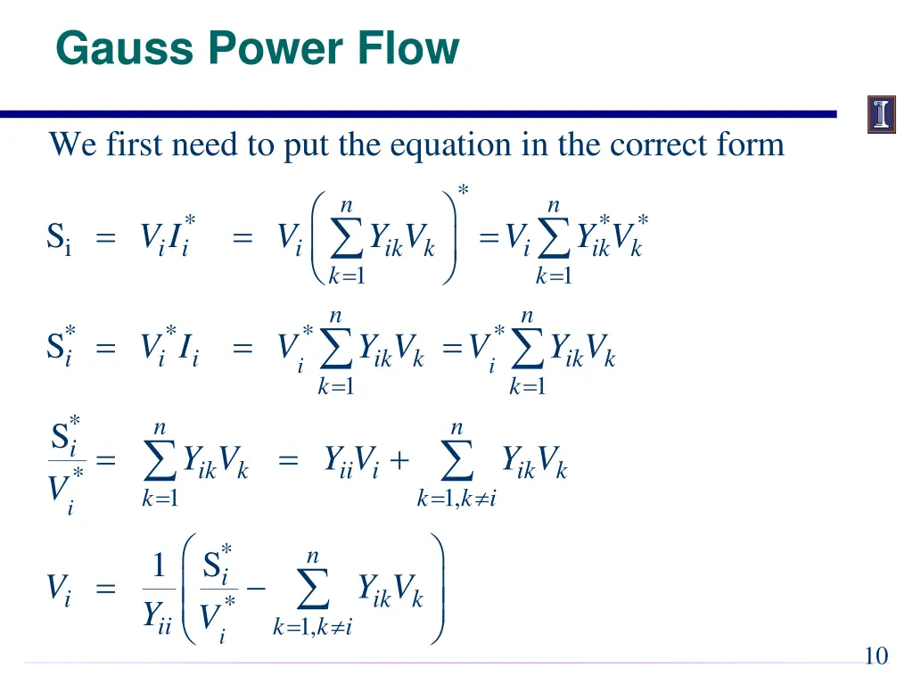 gauss power flow