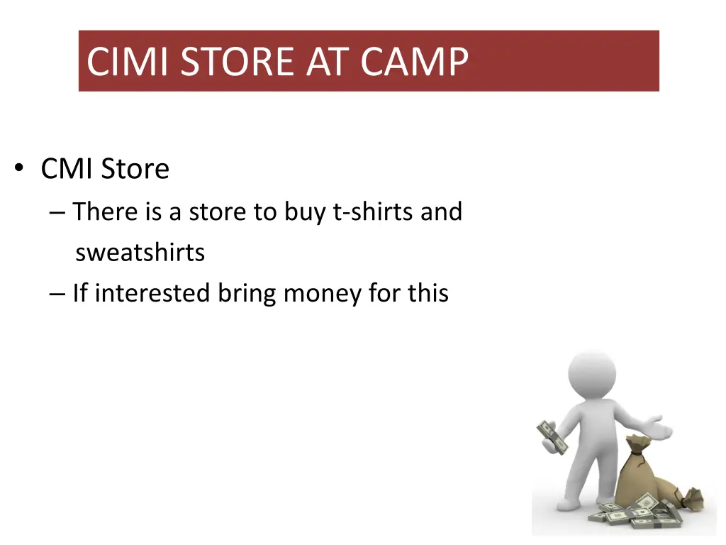 cimi store at camp