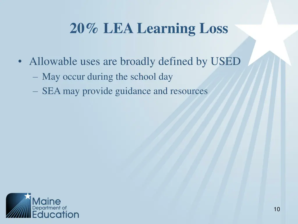 20 lea learning loss