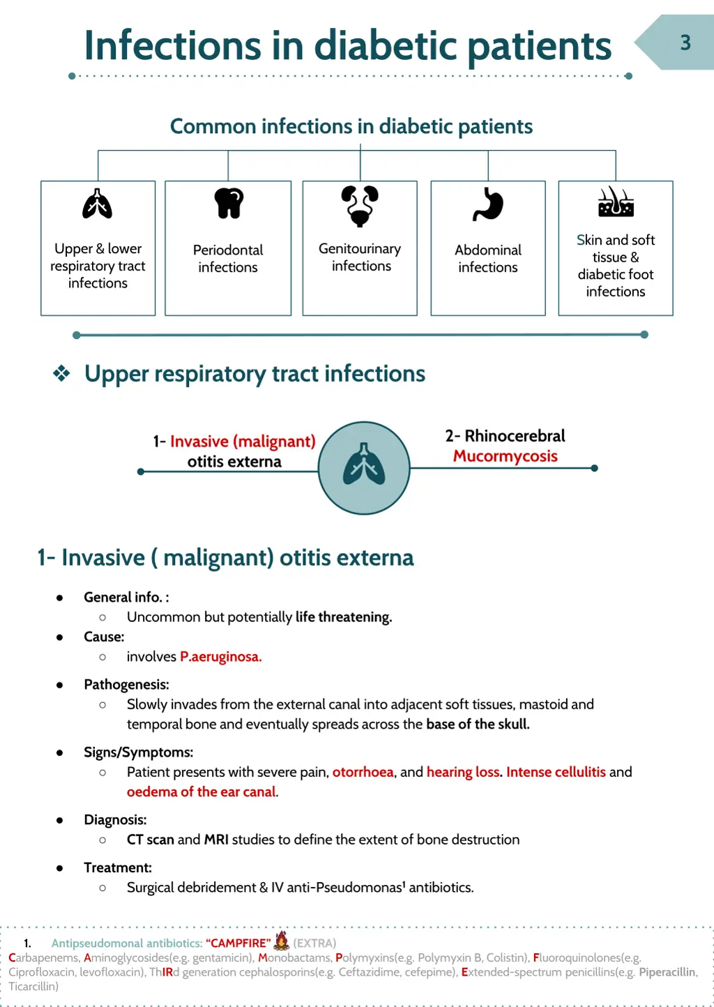 infections in diabetic patients