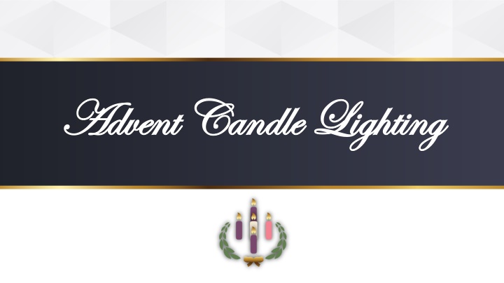 advent candle lighting advent candle lighting