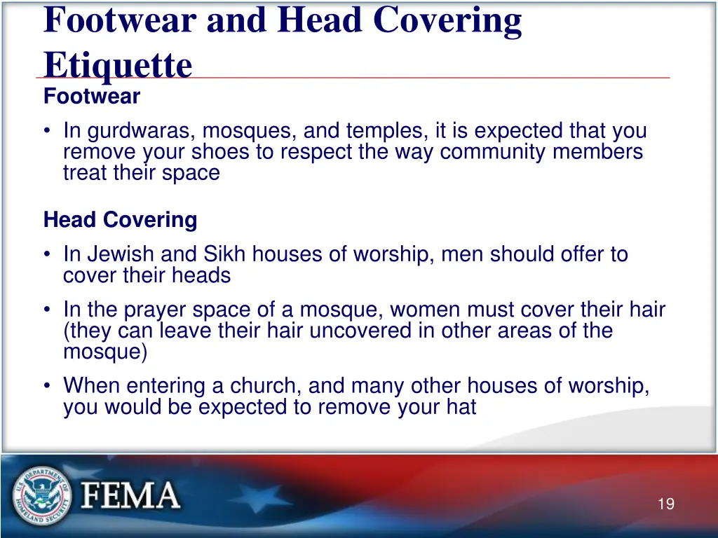 footwear and head covering etiquette footwear