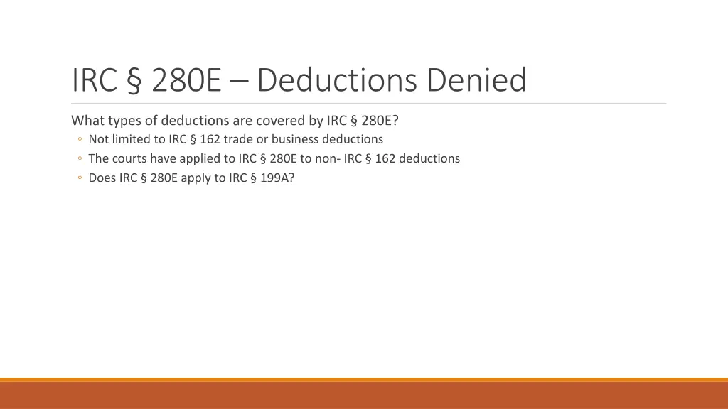 irc 280e deductions denied