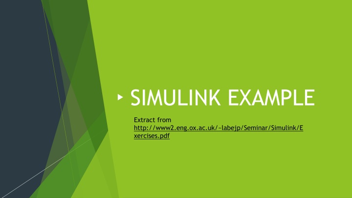 simulink example