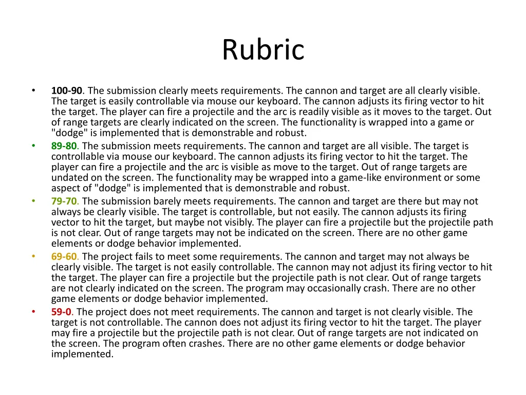 rubric