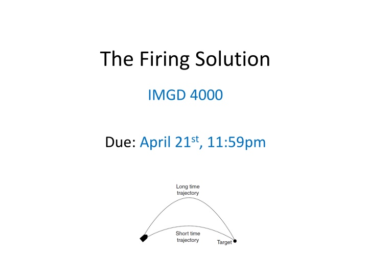 the firing solution