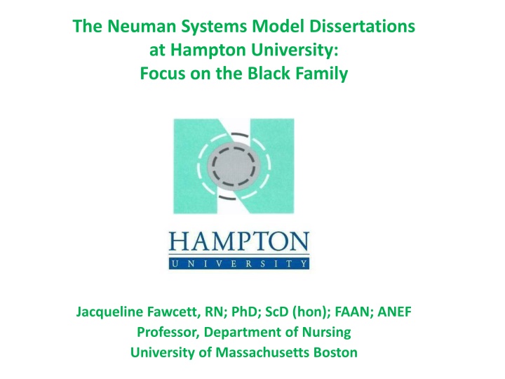 the neuman systems model dissertations at hampton