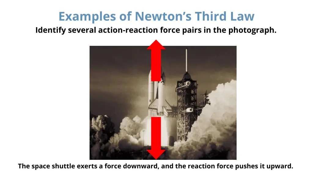 examples of newton s third law identify several