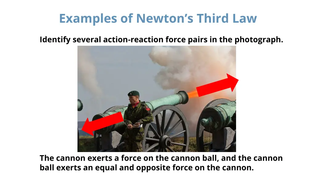 examples of newton s third law