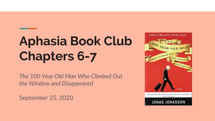 aphasia book club chapters 6 7