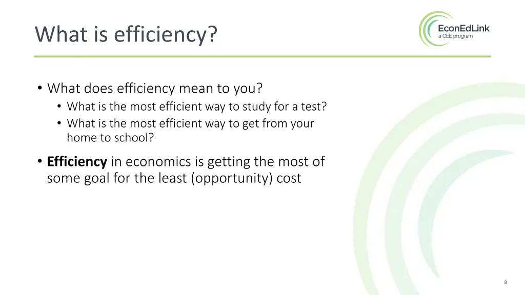 what is efficiency